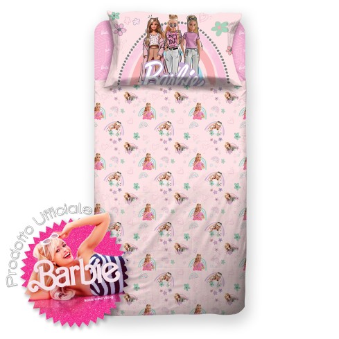 Completo letto Barbie bambina 100% cotone