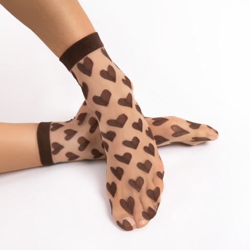 Calzini a cuoricini 20 denari Fiore Beso 