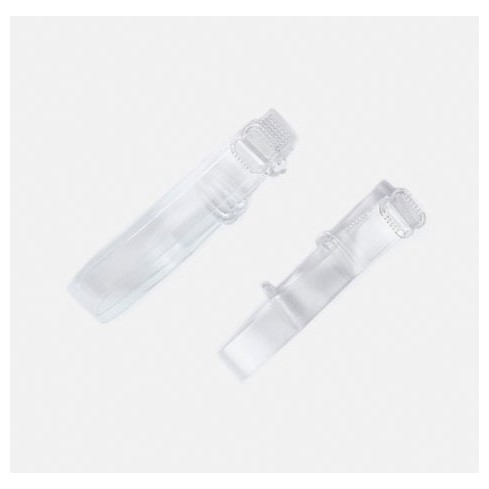 Spalline trasparenti regolabili in silicone per reggiseno 