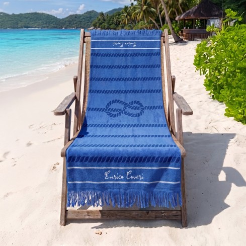 Telo mare 100% cotone jacquad Enrico Coveri 