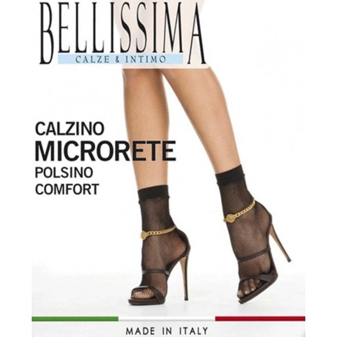 Calzini donna Bellissima micro rete polsino comfort 