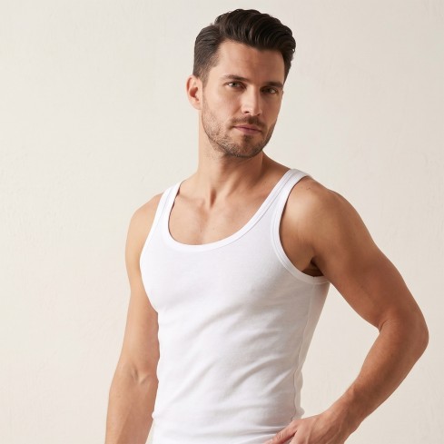 Canottiera uomo Matibba 620 cotone spalla stretta 