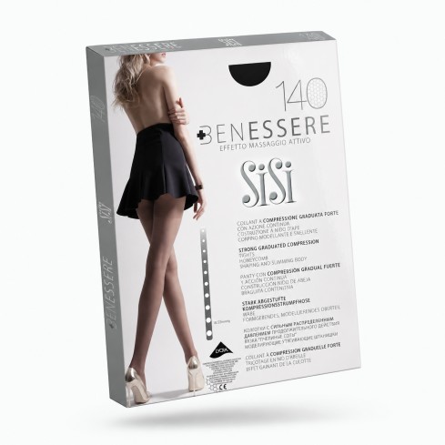 Collant Sisi Benessere 140 den compressione graduata forte