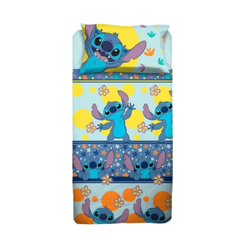 Completo letto 100% cotone Stitch Disney