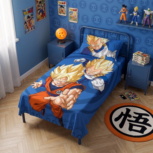 Completo Letto 1 Piazza cotone Hermet Dragon Ball Super