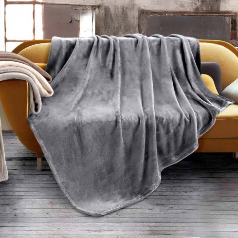 Plaid caldissimo in pile coral Zambaiti Boston 