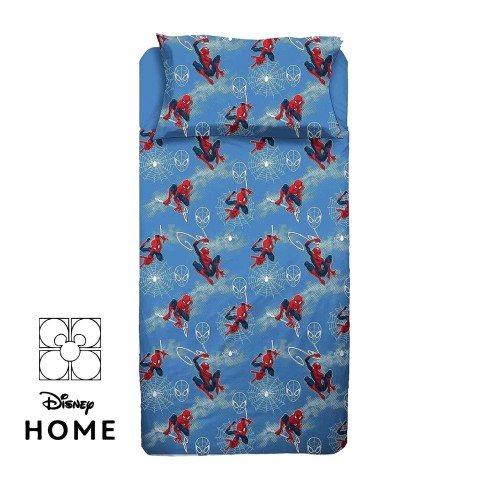 Completo letto lenzuola sopra + sotto + federa Spider-man Marvel cotone