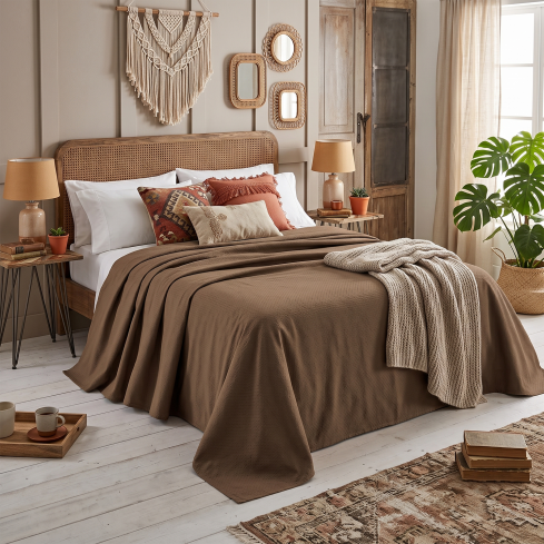 Copriletto leggero jacquard Zambaiti York