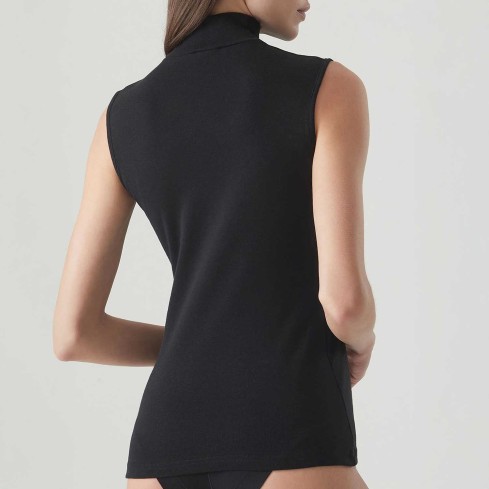 Lupetto smanicato donna caldo cotone Ragno D274AX