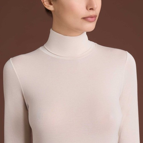 Maglia dolcevita donna cashmere e modal Ragno DM03AK