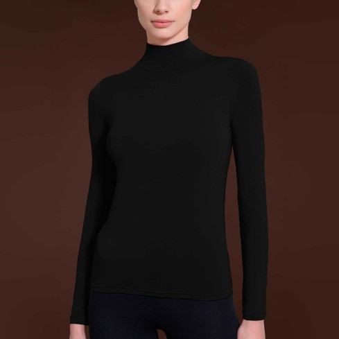 Maglia donna lupetto cashmere e modal Ragno DM03AZ