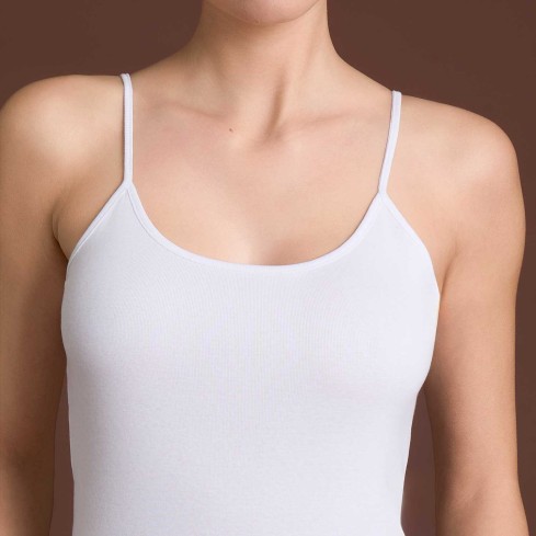 Canotta donna spalline sottili thermo cotton Ragno DM43AE