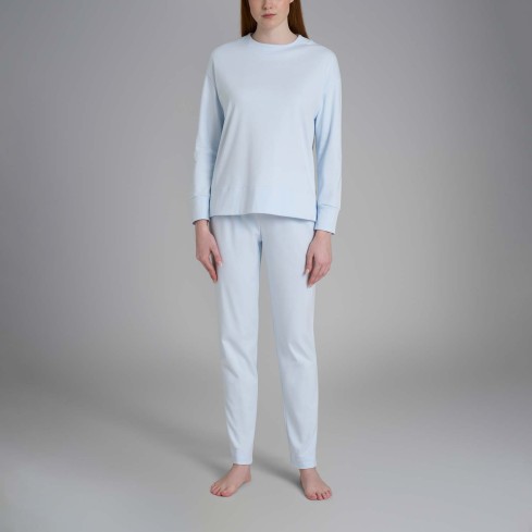 Pigiama donna caldo cotone Ragno DR70NQ