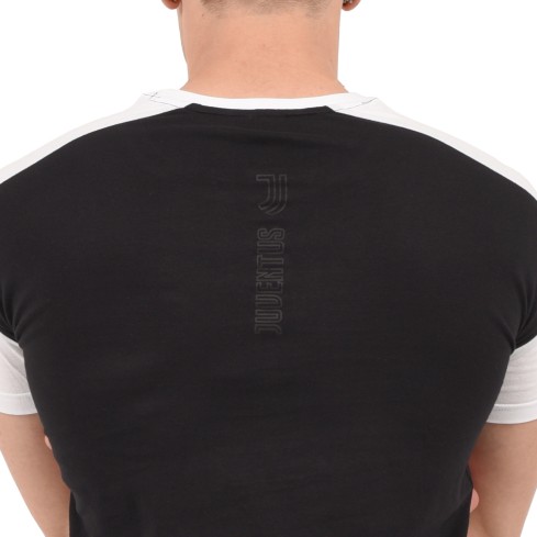 T-shirt maglia uomo girocollo 100% cotone ufficiale JUVENTUS nera