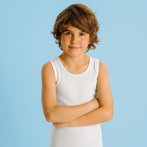 Canotta bambino Ellepi 8222 spalla larga