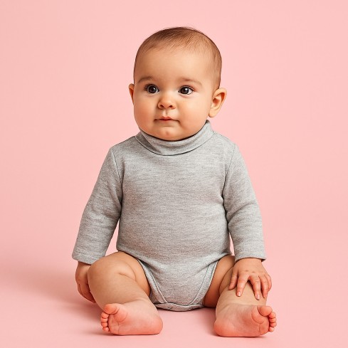 Body bambino neonato ellepi 2800 lupetto caldo cotone