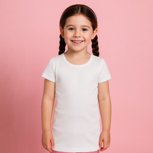 Maglie bimba Ellepi 4290 mezza manica cotone 