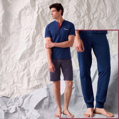 Pigiama uomo tris 100% cotone Enrico Coveri EP1241
