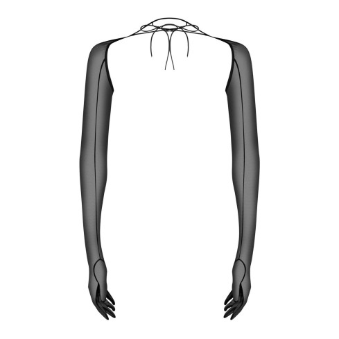 Guanti lunghi sexy con lacci regolabili Obsessive Euphori