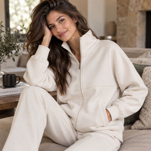 Giacca donna full zip in scuba Ragno DR76XY