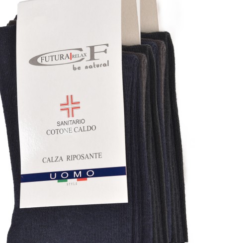 Futura calze filo di scozia relax 6 paia lunghe