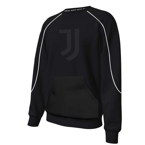 Felpa uomo con stemma Juventus dotata di comode tasche F10 1045