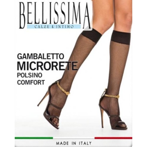 Gambaletto donna Bellissima Micro rete con polsino comfort 