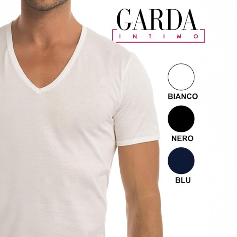 Maglia Intima Uomo Manica Corta 100% filo di scozia 0034 di Garda