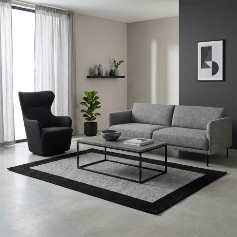 Tappeto da arredo rettangolare in jacquard Incanto Plain Zambaiti