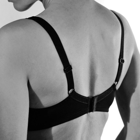 Reggiseno senza ferretto Gios Donna coppa C cotone pizzo