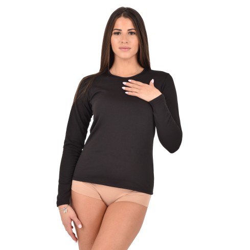Maglia termica micropile intimo caldo manica lunga Gladys