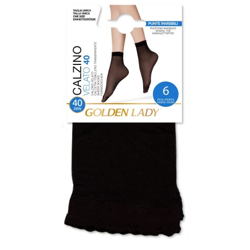  Calzino donna velato Golden lady 40 den 