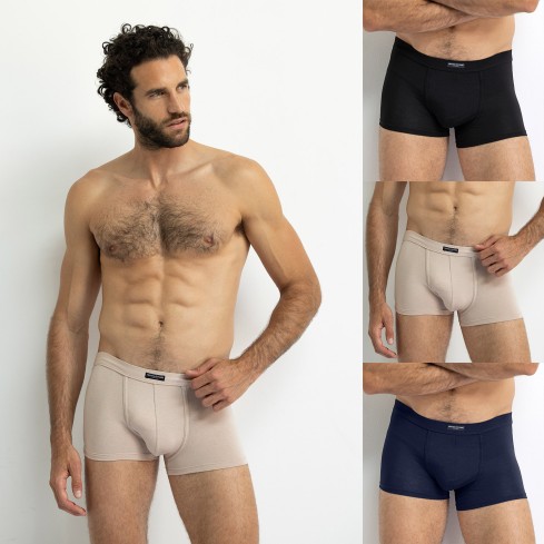 Boxer uomo in fibra di bamboo Armata di Mare 2343