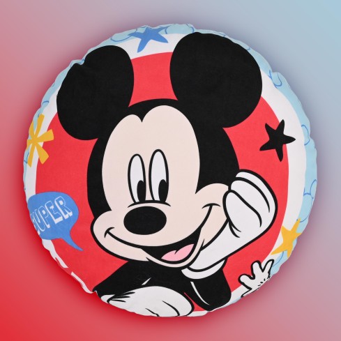 Cuscino Mickey Mouse Topolino cameretta Disney rotondo 