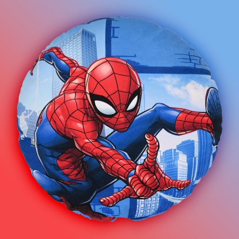 Cuscino Spiderman tondo cameretta Marvel ufficiale