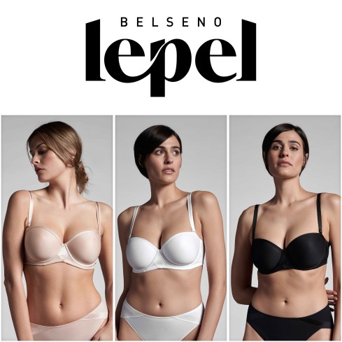 Reggiseno fascia con ferretto Lepel 475 cotone elasticizzato