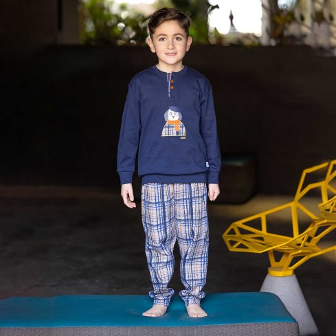 Pigiama bimbo caldo cotone cagnolino Irge IKI492