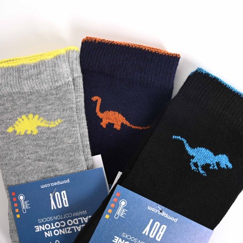 Calzino in caldo cotone bimbo Pompea Junior Ronaldo 6 paia