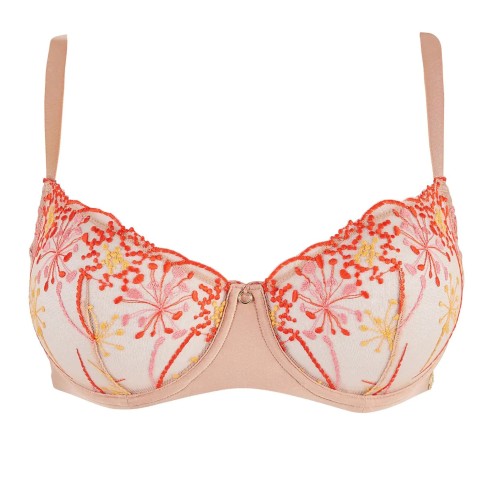 Reggiseno con ferretto in  tulle con ricami Sans Complexe 73AAL79