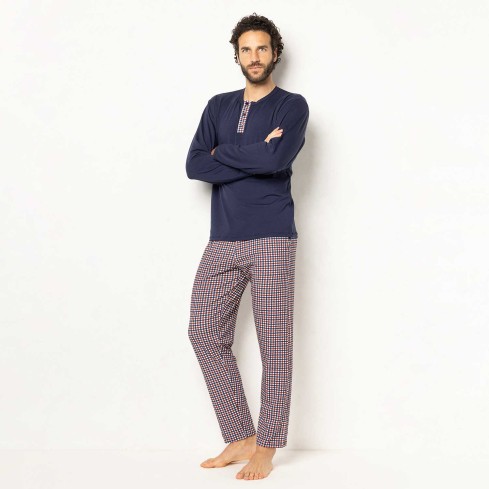 Pigiama uomo in fibra di bambù Armata di Mare 2490