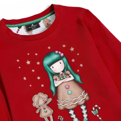 Pigiama Bimba natalizio in caldo cotone Santoro 56617