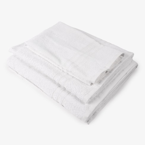 Asciugamani 100% cotone Biancaluna 3 pz