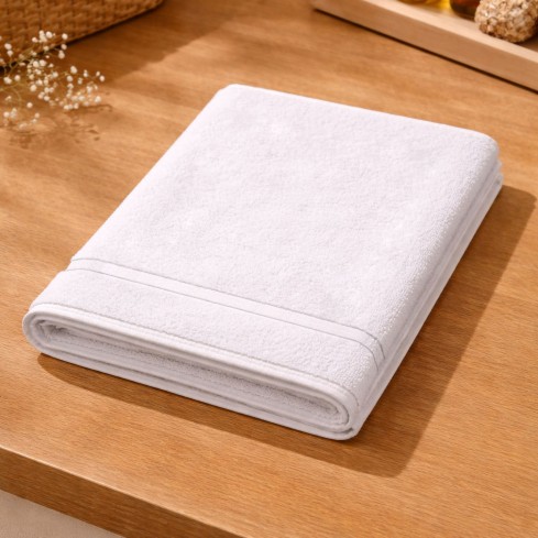 Tappeto scendidoccia spugna di cotone Biancaluna bianchissimo