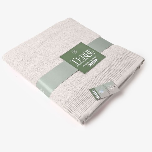 Telo bagno 100% cotone jacquard Biancaluna