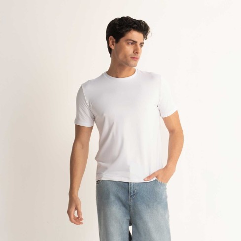 Maglia termica uomo manica corta Biancaluna