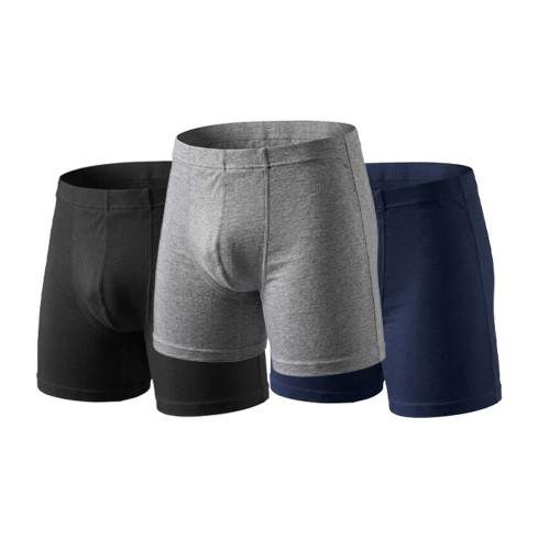 Boxer lungo in cotone bielastico Bluintimo 1869- 3 pezzi