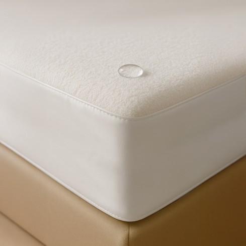 Coprimaterasso impermeabile in spugna di cotone Preziosa