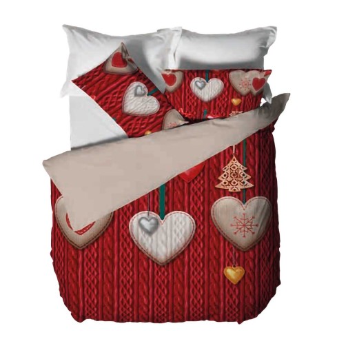 Parure copripiumino Natalizia 100% Cotone Di maestro Sharline