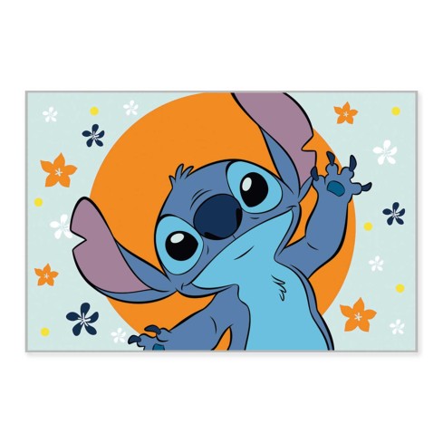 Tappeto antiscivolo Stitch Disney 80x120cm