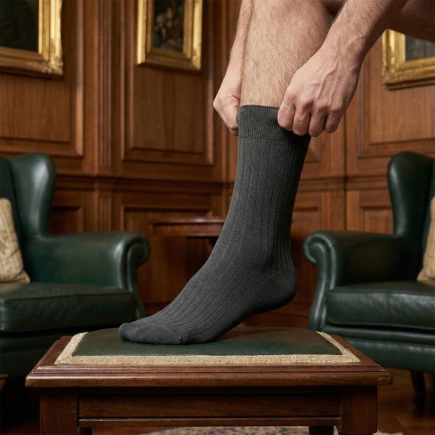 Calze da uomo corte Dublo a coste 335c 3 paia